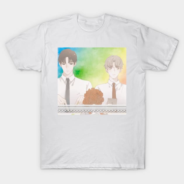 Two lovely guys T-Shirt by Sakura Girl Boutique